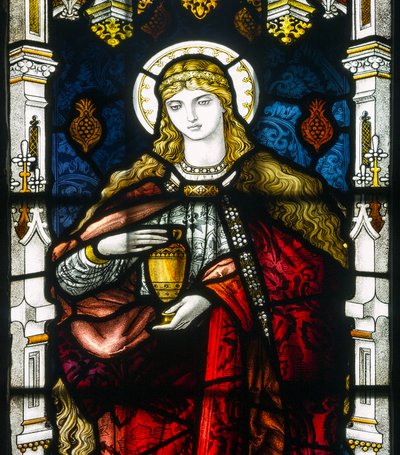 Totnes, St Mary, Foreacre & Watson, John William Brown, Mary by John William Brown